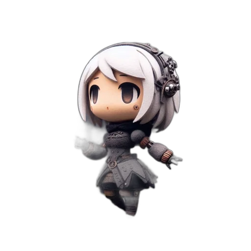 weapon, staff, robot, creature transparent PNG cut-out