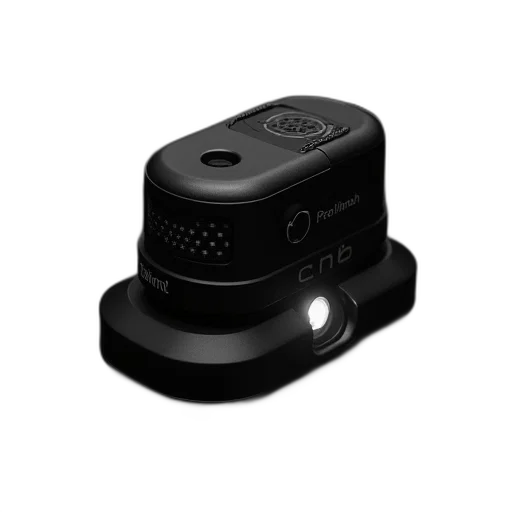 robot, 3d render, mini, flashlight transparent PNG cut-out