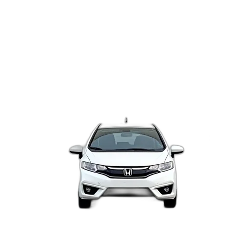 car, 3d render, white, honda transparent PNG cut-out