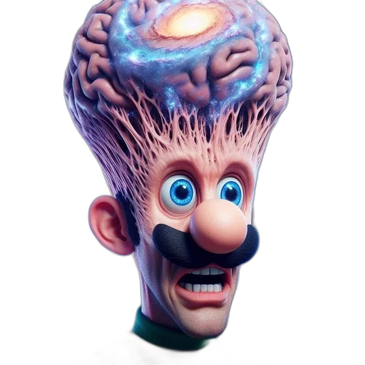 creature, face, crown, hair transparent PNG cut-out
