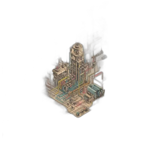 building, furniture, robot, weapon transparent PNG cut-out