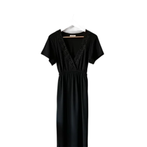 dress, dark, black, lace transparent PNG cut-out