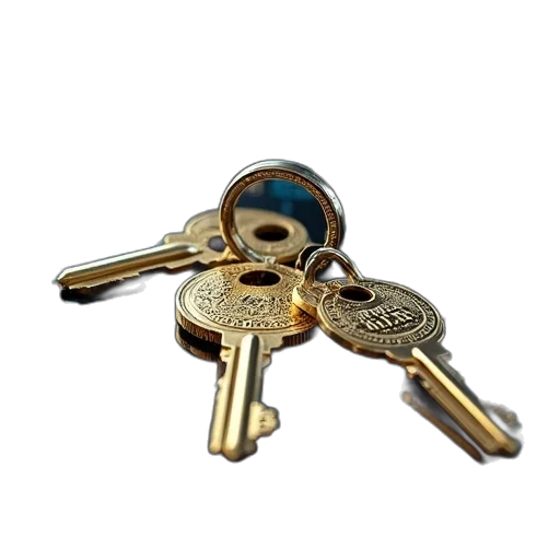 jewelry, staff, security, keys transparent PNG cut-out