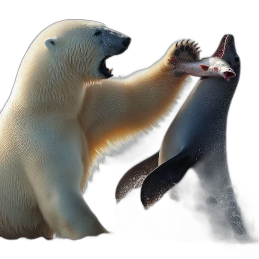 animal, concept art, photorealistic, underwater transparent PNG cut-out