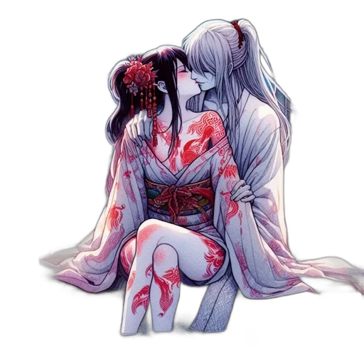 concept art, comic book art, fantasy art, watercolor transparent PNG cut-out