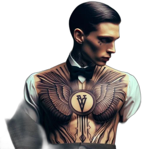 jacket, robot, face, comic book art transparent PNG cut-out