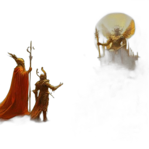 concept art, fantasy art, pixel art, 3d render transparent PNG cut-out