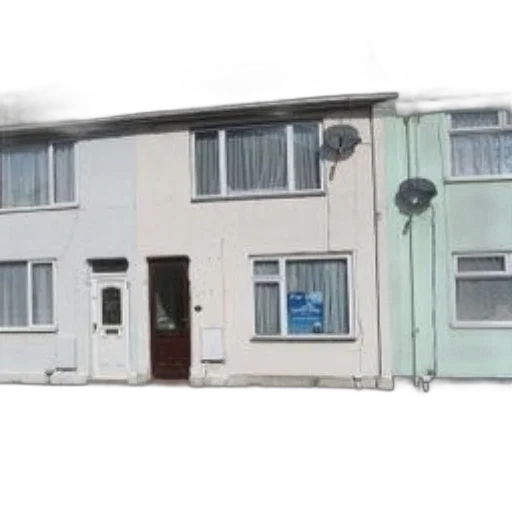 building, two-story, house, white transparent PNG cut-out