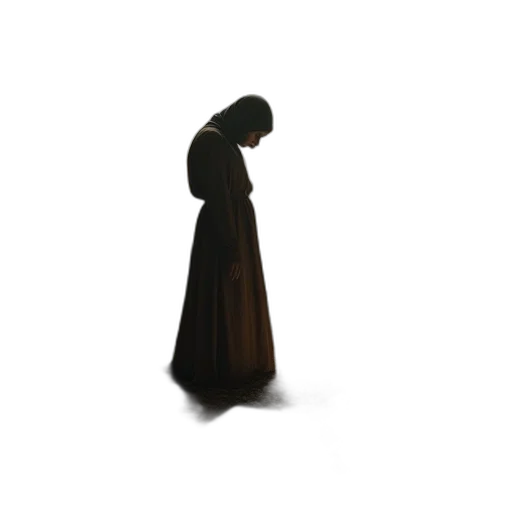dress, jacket, staff, hat transparent PNG cut-out