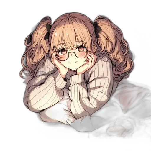 hair, creature, staff, face transparent PNG cut-out