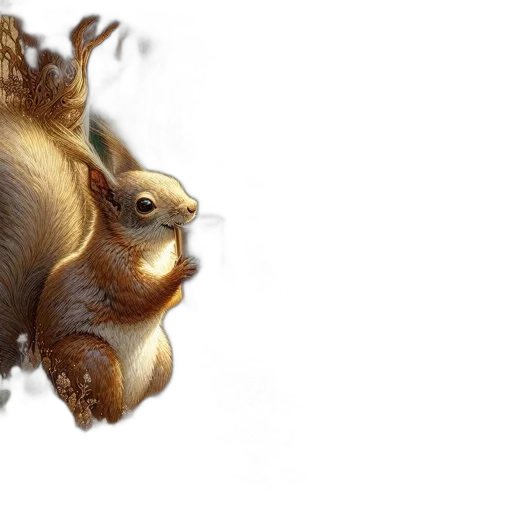 creature, hair, animal, dragon transparent PNG cut-out