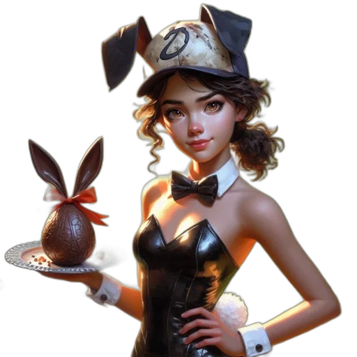 staff, hat, dress, fantasy art transparent PNG cut-out