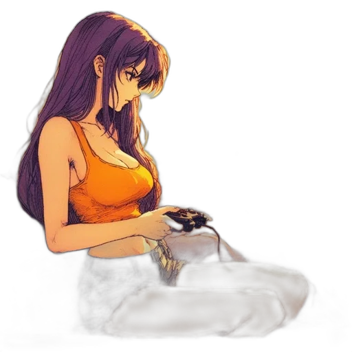 dress, weapon, jewelry, staff transparent PNG cut-out