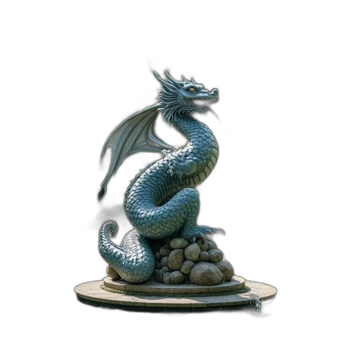 dragon, fantasy art, 3d render, photorealistic transparent PNG cut-out