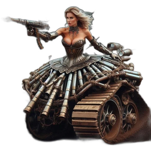 weapon, car, concept art, fantasy art transparent PNG cut-out