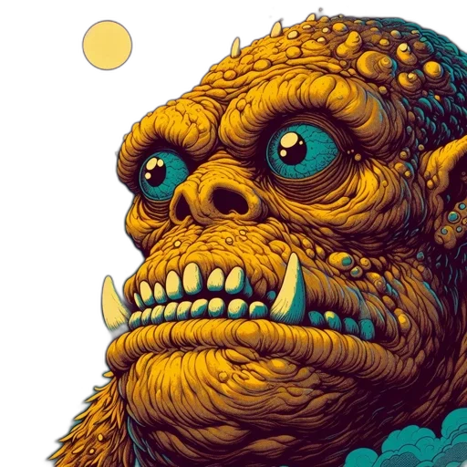 creature, face, mask, dragon transparent PNG cut-out