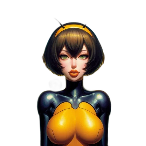 robot, dress, mask, face transparent PNG cut-out