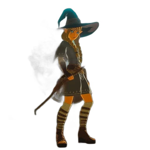 staff, hat, sword, weapon transparent PNG cut-out