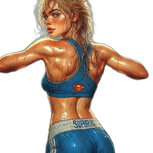 jacket, comic book art, concept art, pixel art transparent PNG cut-out