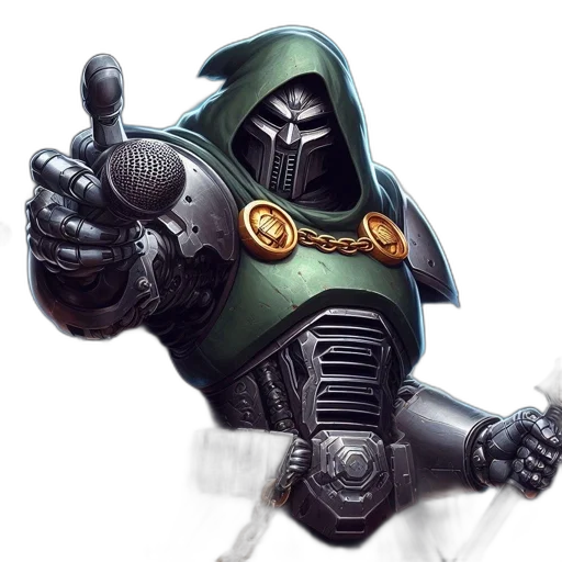 robot, staff, mask, weapon transparent PNG cut-out
