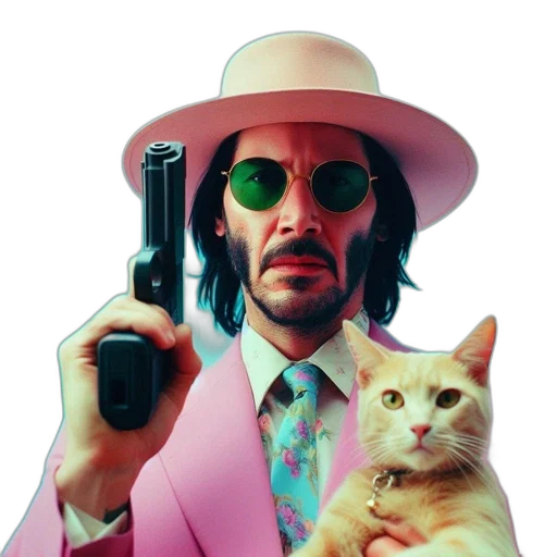 jacket, animal, weapon, hat transparent PNG cut-out