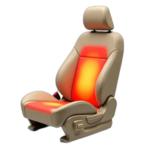 furniture, beige, car, seat transparent PNG cut-out
