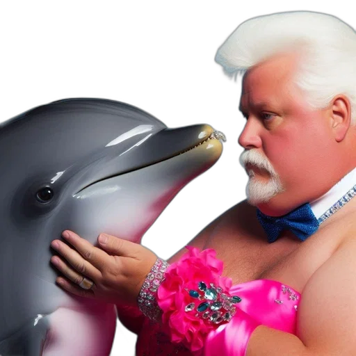 animal, creature, vaporwave, underwater transparent PNG cut-out