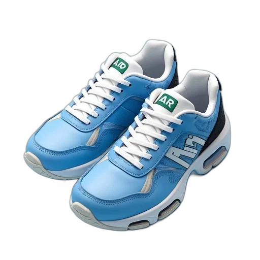 shoes, vaporwave, 3d render, photorealistic transparent PNG cut-out