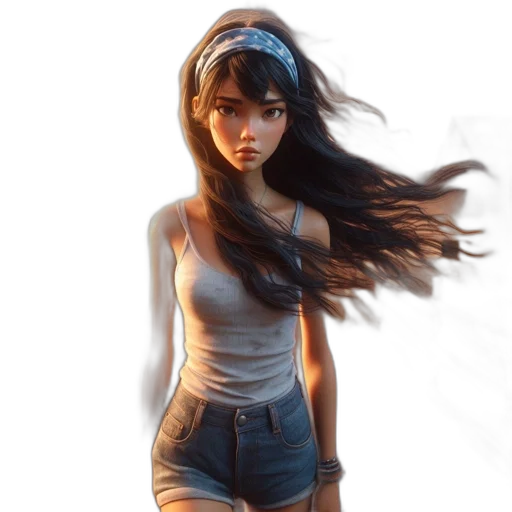 dress, concept art, fantasy art, photorealistic transparent PNG cut-out