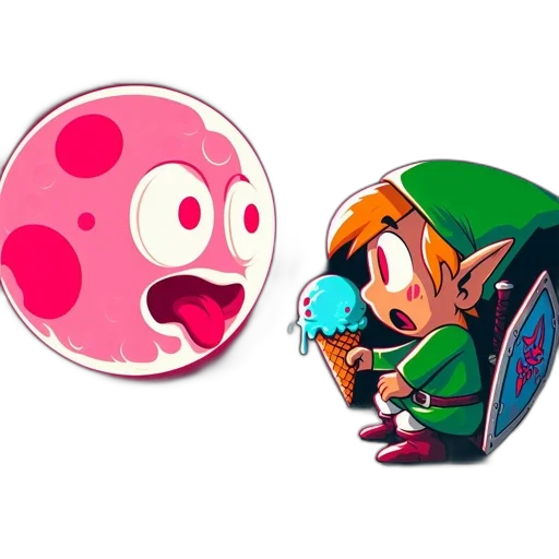 concept art, pixel art, comic book art, 3d render transparent PNG cut-out