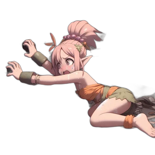 weapon, creature, sword, staff transparent PNG cut-out