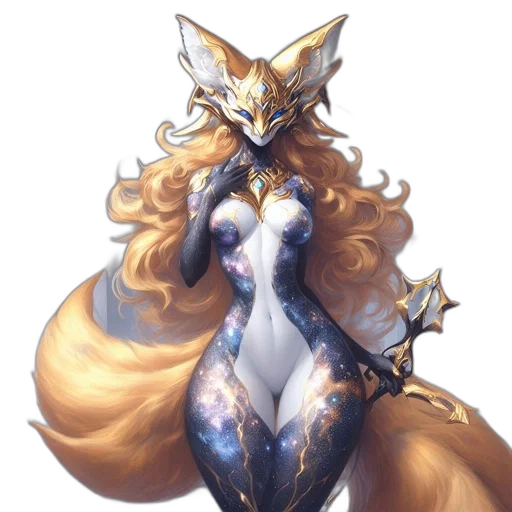 dress, staff, fantasy art, concept art transparent PNG cut-out