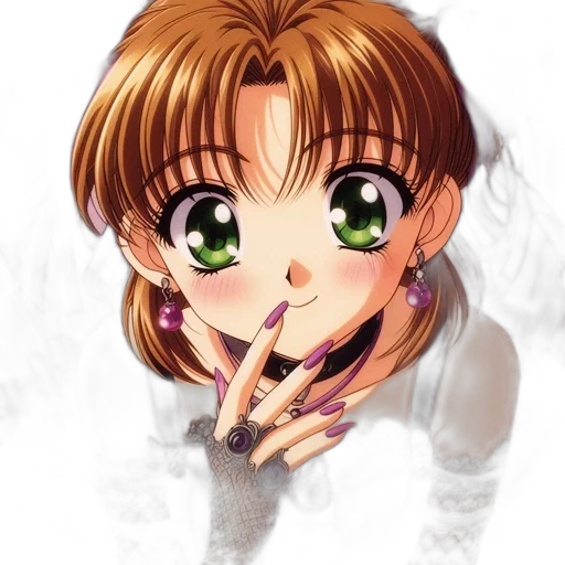 jewelry, face, staff, anime transparent PNG cut-out