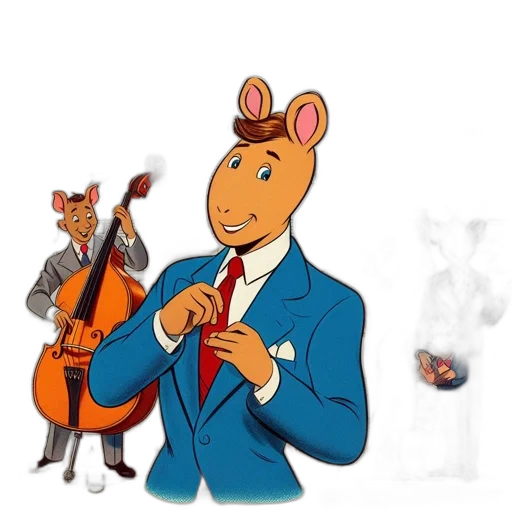 animal, staff, jacket, cartoon transparent PNG cut-out