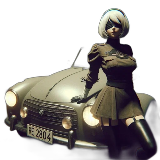 car, robot, weapon, dress transparent PNG cut-out