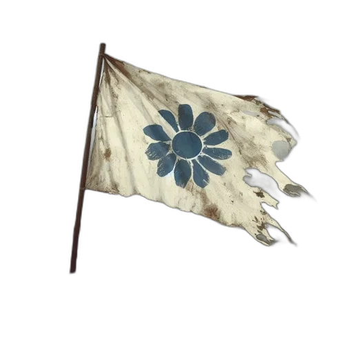 umbrella, staff, flower, weapon transparent PNG cut-out