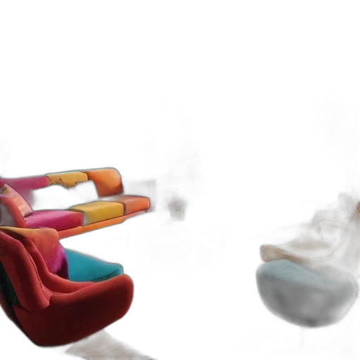 furniture, 3d render, photorealistic, concept art transparent PNG cut-out