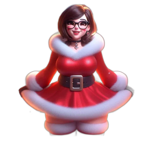 dress, staff, 3d render, concept art transparent PNG cut-out