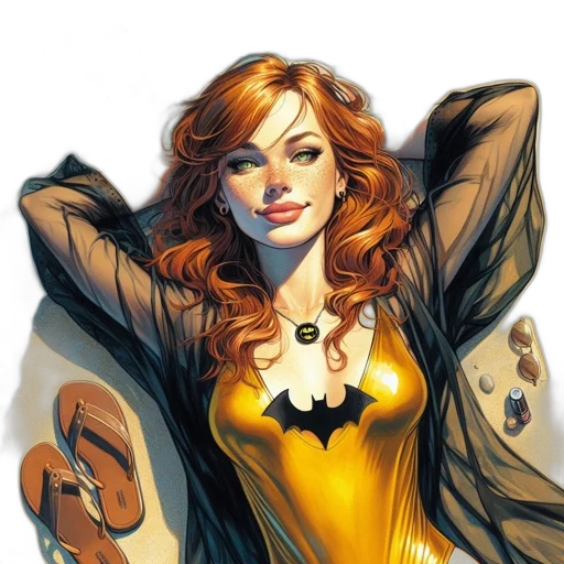 comic book art, concept art, fantasy art, cartoon transparent PNG cut-out
