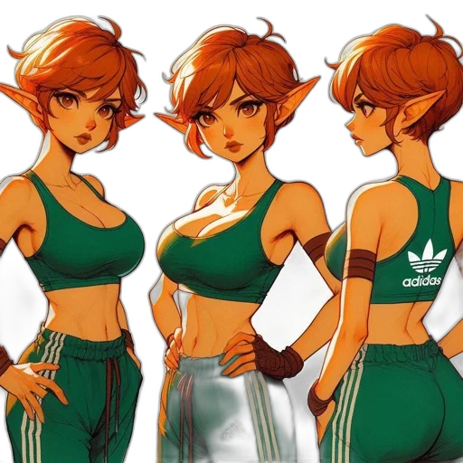 concept art, fantasy art, comic book art, anime transparent PNG cut-out