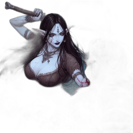 staff, sword, weapon, fantasy art transparent PNG cut-out