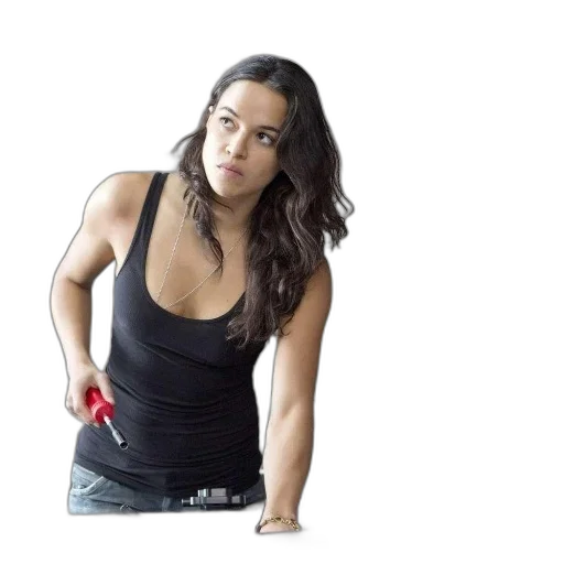 weapon, staff, woman, black transparent PNG cut-out