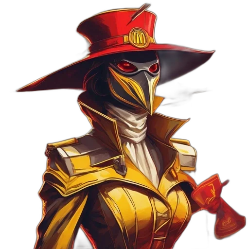 mask, staff, robot, hat transparent PNG cut-out