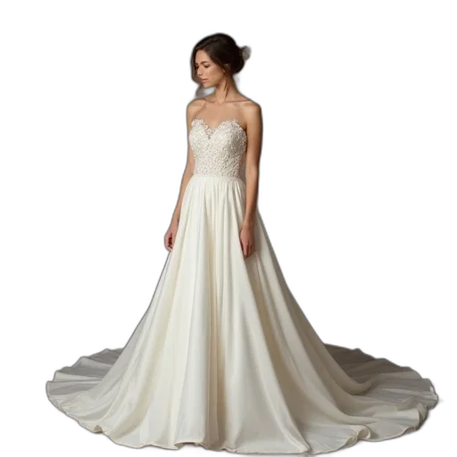 dress, theia, strapless, gown transparent PNG cut-out
