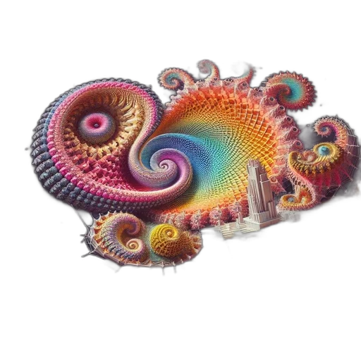 hair, flower, dragon, creature transparent PNG cut-out