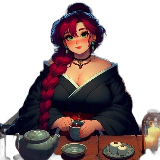staff, dress, jewelry, pixel art transparent PNG cut-out