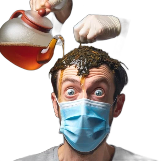 mask, face, man, pours transparent PNG cut-out