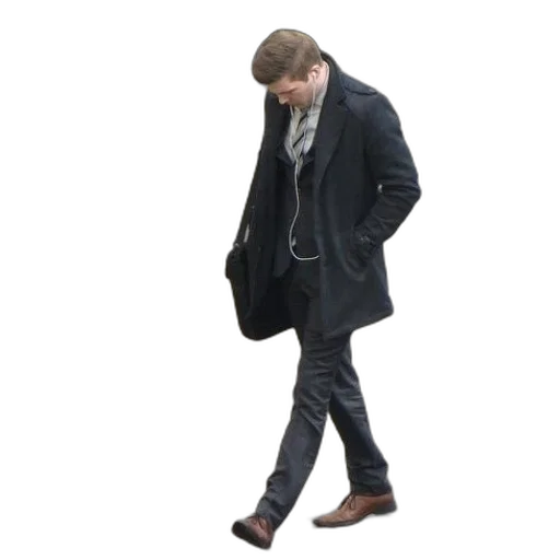 jacket, staff, shoes, umbrella transparent PNG cut-out