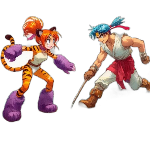 concept art, 3d render, fantasy art, pixel art transparent PNG cut-out