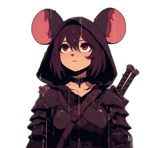 weapon, jacket, mask, animal transparent PNG cut-out